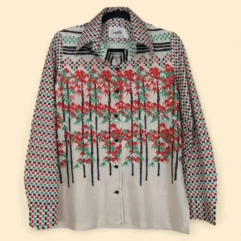 V. Hamilton Long Sleeve Retro Shirt - Picture 4 of 6